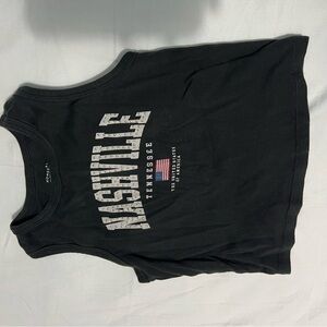 Nashville Black Tank Top